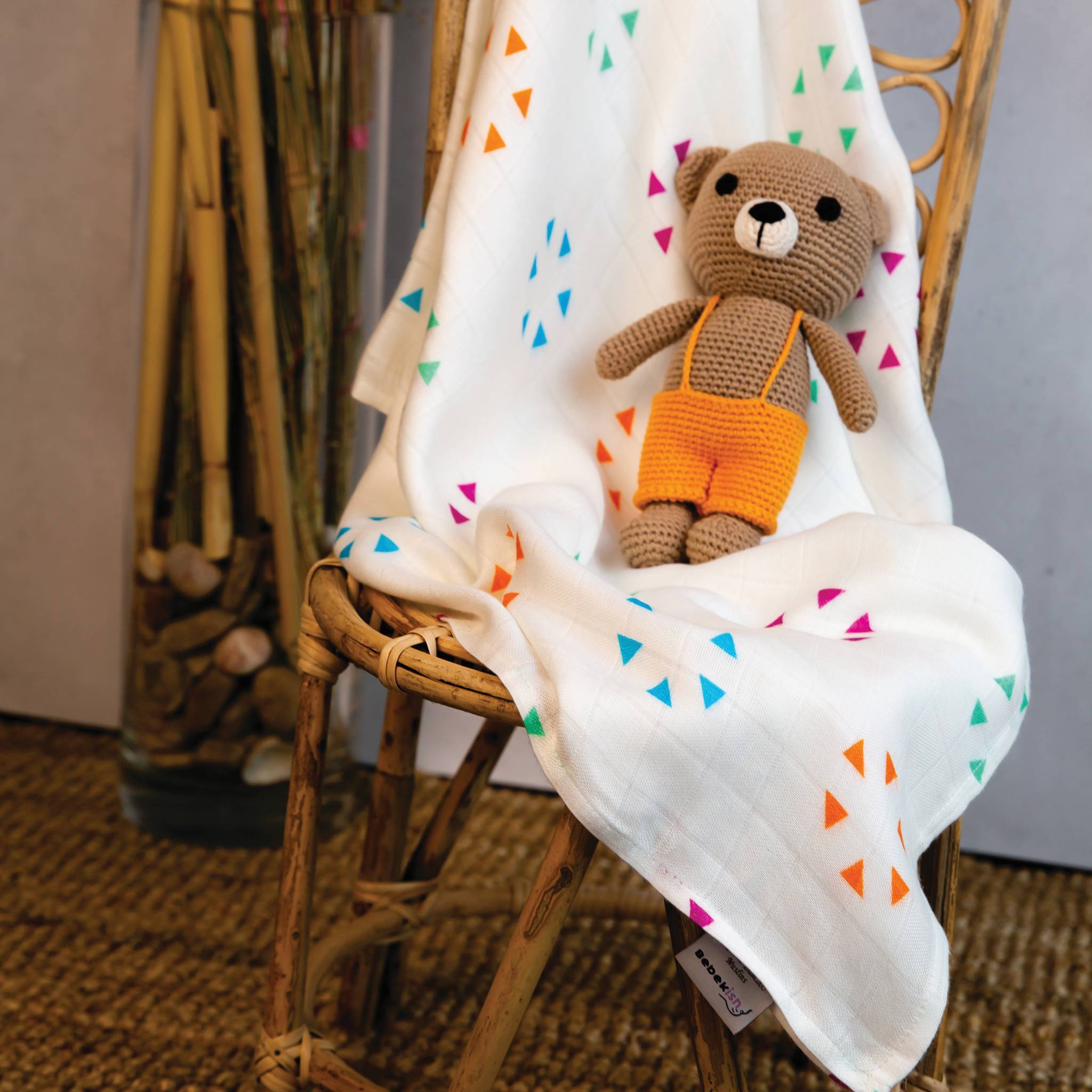 Magic Triangles Large Muslin & Swaddle